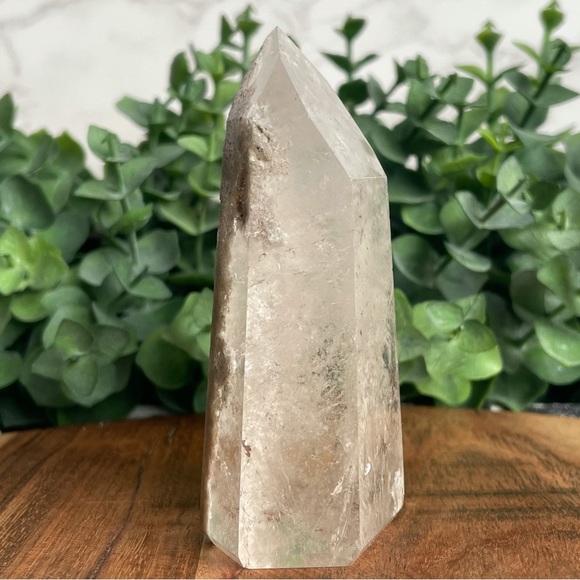 Scenic Quartz- Garden Quartz- Inclusion Quartz Crystal Tower - Picture 3 of 17